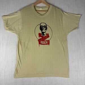 Vintage 80s Z Rock Hard Rock Metal Radio Station Zombie Shirt XL